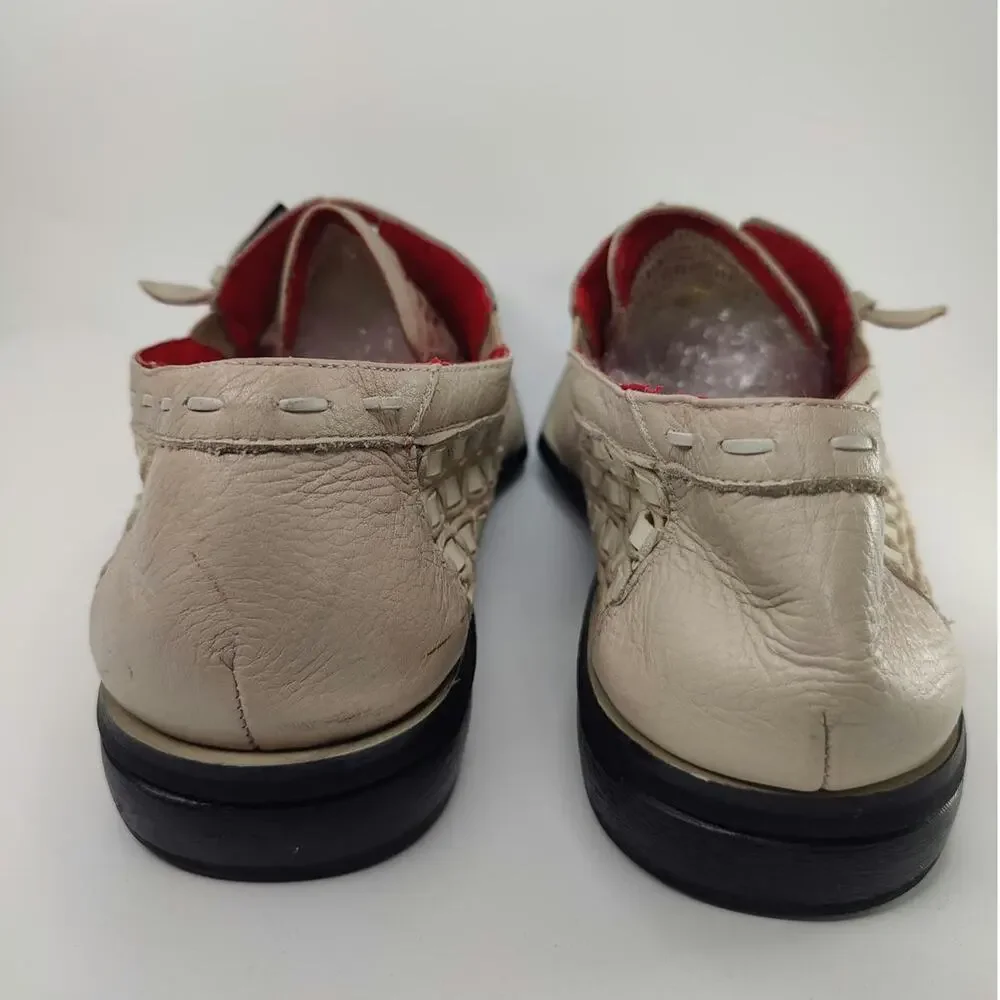 Umberto Pellegrini Woven leather shoes sz 10.5